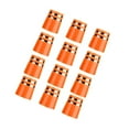 thumbnail image 1 of 12 Pcs Ferrules de Golf pour Cales Effilées Pointe de Fer de Golf Personnalisée Taille.355 Embouts Orange, 1 of 9