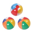 thumbnail image 1 of 3Pcs Inflatable Beach Ball Pool Summer Water Toy Interactive Toys (Random Color), 1 of 8