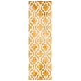 thumbnail image 3 of Safavieh Dip Dye Jolyon Geometric Wool Runner Rug, Gold/Ivory, 2'3" x 6', 3 of 12