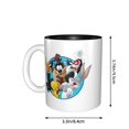 thumbnail image 2 of Taza de cerámica de Looney Tunes para hombres y mujeres, linda taza de café y agua para las vacaciones de Navidad, diseño único con asa para la oficina en casa, taza de café y té decorativa para, 2 of 5