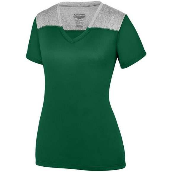 ASI 3057.Y79.M Dames Défi T-Shirt & 44; Vert Foncé & Bruyère Graphite - Moyen