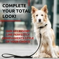 thumbnail image 5 of Glamour Rolled Leather Dog Leash for Small Medium and Large Dogs | Heavy Duty Strong Leather Puppy Leash for Outdoor Walking Running Training | Strong Dog Leashes for Large Breed Dogs - Black, 5 of 6