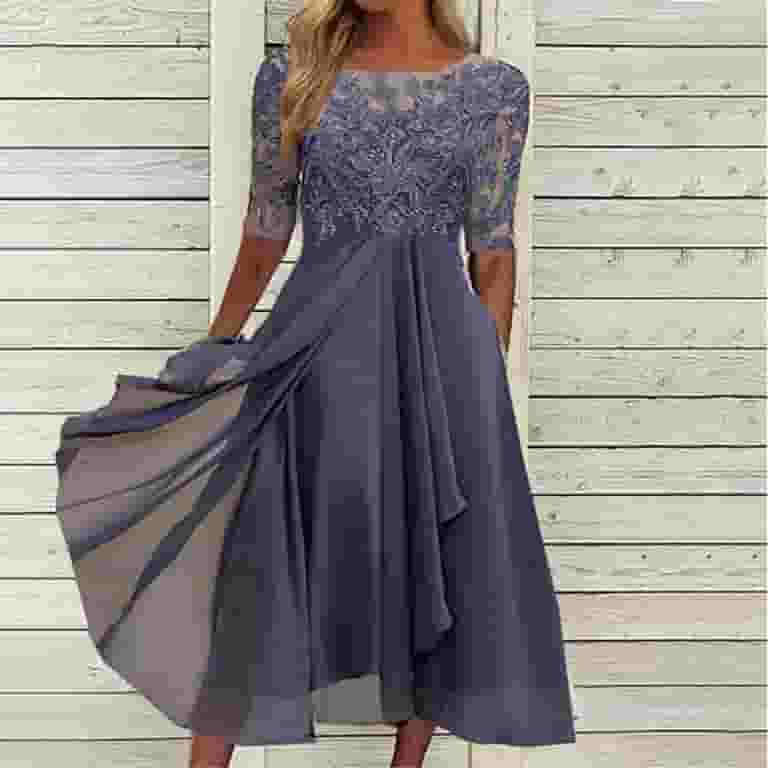 Women's Deep V Neck Maxi Dress | Long Sleeve Bodycon Evening Gown For Wedding & Party