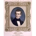 thumbnail image 2 of James Polk 1795-1849 President Of The United States. Popular Lithograph Published By C. S. Williams. Ca. 1846. History, 2 of 2