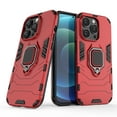 thumbnail image 1 of Nalacover for iPhone 13 Pro Case,Luxury Heavy Duty Armor Dual Layer Protective TPU Bumper Magnetic Finger Ring Kickstand Shockproof Dustproof Non-Slip Slim Back Phone Cover.For iPhone 13 Pro,Red, 1 of 1