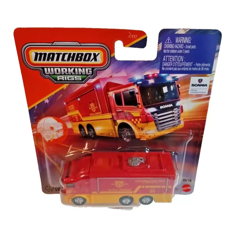 MATCHBOX SCANIA TACTICAL COMMAND CENTER WORKING RIGS 2025
