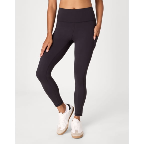 Hanes Moves Women’s 7/8 Leggings with Pockets Black S