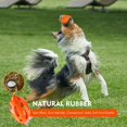thumbnail image 4 of Juguetes duraderos para perros con chirridos para masticadores agresivos, casi indestructibles, juguetes interactivos para chirridos de perros, juguetes resistentes para masticar perros, pelota para razas medianas y grandes, juguetes de goma natural para mascotas, color rojo BANYUO Electrónica, 4 of 7