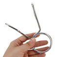 thumbnail image 3 of OUNONA Silver Barbell Clamp Spring Clip Collars for Weightlifting Gym Equipment with Ergonomic Grip, 3 of 7