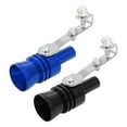 thumbnail image 6 of Unique Bargains 2 Pcs XL Size Aluminum Alloy Universal Turbo Sound Exhaust Muffler Pipe Whistle Roar Maker for Car Black Blue, 6 of 6