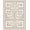 Beige, Pattern 2, variant on ODIKA Greek Key Geometric Border With Interlocking Maze And Modern Trellis Motif for Dorm Room, Small Living Apartment, Stain Resistant Low Profile