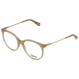 メガネ CHLOE Woman Optical frames Brown Chloe CE 2735 Plastic Womens Round Eyeglasses Sand 52mm