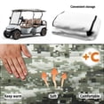 thumbnail image 6 of Uourmeti Golf Cart Seat Easy to Install Warp Knitted Terry Cloth, Compatible with Golf Carts Sports, for Club Car EZGO, Digital Camouflage Pattern, 6 of 8
