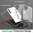 thumbnail image 3 of For Samsung Galaxy S24 Plus / Galaxy S25 Plus Case Shockproof Dust / Drop proof Heavy Duty Rugged Protectie Cover 3 in 1 Layers Case For Galaxy S24 Plus S25 Plus 6.7'' Clear, 3 of 8