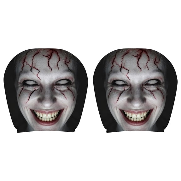 Headrest Covers For Cars Funny Headrest Cover Ghost Headrest Covers For Car Stretchy Seat Headrest Protector Car Headrest Cover Ghost Ride Headrest Cover