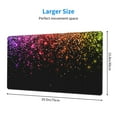 thumbnail image 3 of Bingfone Colorful Sparkling Large Gaming Mouse Pad,Extended Desk Mousepad With Stitched Edges,Non-Slip Base,Water Resist Keyboard Pad For Gamer, Office & Home, 29.5 X 16 In, 3 of 9