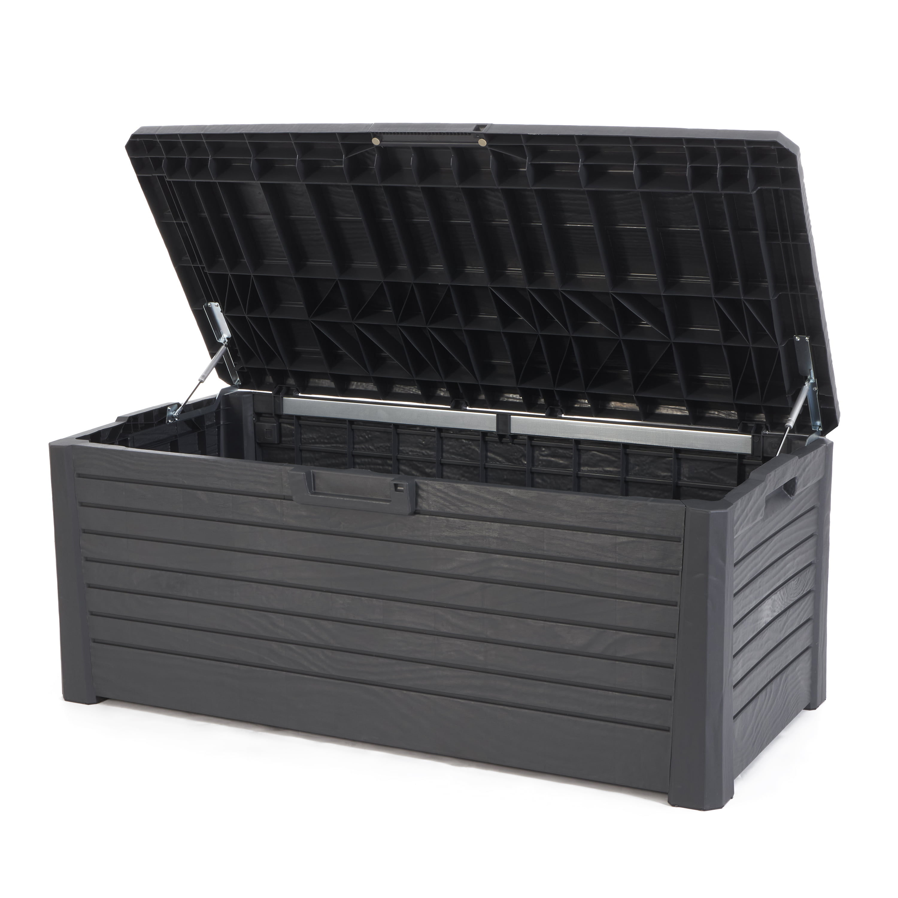 Open Box Details about   Toomax Florida Deck Storage Chest Box for Furniture 145 Gal Brown 
