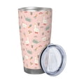 thumbnail image 2 of Lsque Chicken And Goose Pattern 20oz Car Cup with Lid and Straw, Insulated Coffee Cup with Straw Topper, Spill Proof Travel Coffee Mug, Stainless Steel Tumble-Straw Two-piece Set, 2 of 8