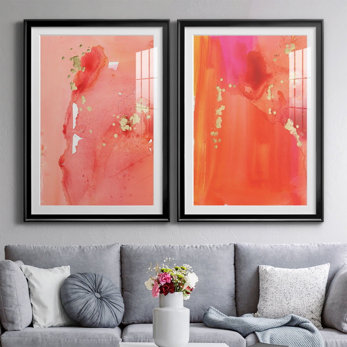 Wexford Home Mythological I Premium Framed Print, 18.5" x 24.5" - Ready to Hang, Black (Set of 2)