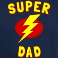 thumbnail image 3 of CafePress - Super Dad Father's Day T Shirt - Men's Classic Graphic Cotton T-Shirt, 3 of 4