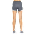thumbnail image 4 of Expert Brand USA-Made Women's Oxymesh™ Fitness Athletic Shorts, Graphite, XL, 4 of 7