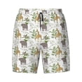thumbnail image 4 of Lsque Mens Swim Trunks Jungle Animal Pattern - Bathing Suit Compression Liner - Beach Swim Shorts Swimwear - (S-3XL) - Stretch Quick Dry -3X-Large, 4 of 9