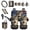 American Flag Wolf, variant on Dreamy Butterfly Daisy Car Seat Cover Full Set 15Pcs Breathable Car Front Back Seats Covers Sets with Steering Wheel Covers, Armrest Mat, Keychain Vehicle Interior Accessories
