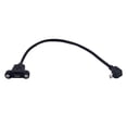 thumbnail image 1 of HUGFEGWE Câble d'Extension USB 0,3m, Angle vers le Haut 90°, Rallonge à Vis CJ25311-4205, 1 of 5