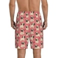 thumbnail image 5 of Cauagu Cute French Bulldog Print Pajama Bottoms for Men Sleep Pajama Shorts Elastic Waistband Sleep Pajama Short Men's PJ Shorts -Large, 5 of 6