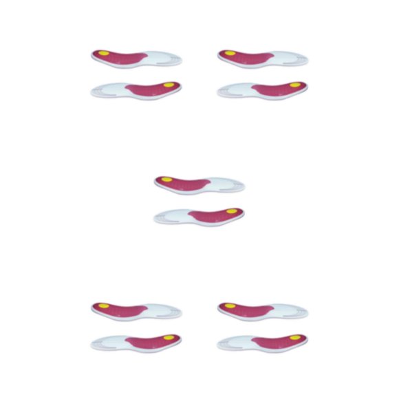 Minnieouse 2X Plantilla de Almohadilla para zapatos Corrector de postura Suavidad Práctico Multiusos Accesorios para caminar Plantillas para Type2 NO2