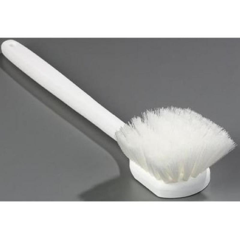 Carlisle 36620L00 Flo-Pac Plastic Handle Utility Scrub Brush, Nylon Bristles, 20"... by