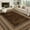 Brown, variant on QinaQin 8x10 FT Vintage Washable Area Rug for Bedroom,Distressed Non Slip Non-Shedding Floral Soft Throw Rugs for Living Room Dining,Light Blue