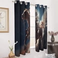 thumbnail image 2 of Funny Astronaut Blackout Curtains for Bedroom Curtains Insulated Room Darkening Window Drapes for Living Room, 2 of 7