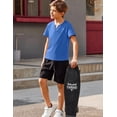 thumbnail image 6 of Arshiner 2-Pack Boy's Henley Shirt Short Sleeve Cotton T-Shirt, 6 of 7