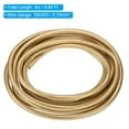 thumbnail image 2 of Uxcell Fabric Cloth Covered Round Wire, 9.84ft 18AWG 2 Core Vintage Woven Electrical Cord, Light Golden, 2 of 7