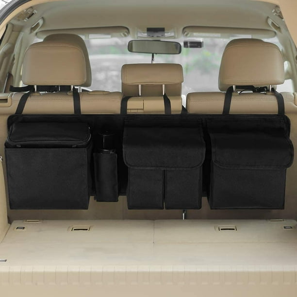 Deluxe Car Trunk Organizers, Car Trunk Tidy Bags with Lids for Small