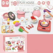 Kids Puzzle Simulation Induction Cooker Toys Pretend Play Electric Kitchen Toy For Children