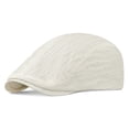 thumbnail image 2 of QASIEATN Women's Modern Fit Visor Hats Womens Solid Color Forward Hat Retro Painter's Hat Casual Peaked Cap Fall Fashion Accessories, 2 of 3