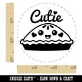 thumbnail image 2 of Cutie Pie Self-Inking Rubber Stamp Ink Stamper - Purple Ink - Small 3/4 Inch, 2 of 7