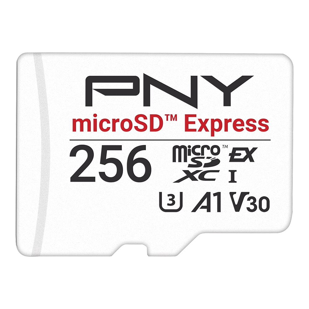 PNY microSD™ Express 256GB UHS-I U3 V30 A1 microSDXC Flash Memory Card, up to 890 Read & up to 750 Write, Compatible with Nintendo Switch 2