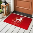 thumbnail image 5 of Merry Christmas Area&nbsp;Rug 2x3ft Abstract Red Reindeer Winter Animal Modern Non-Slip&nbsp;Washable Square&nbsp;Rugs Soft Felt Indoor Floor Mat for Bedroom Kitchen Living Room Bathroom, 5 of 9