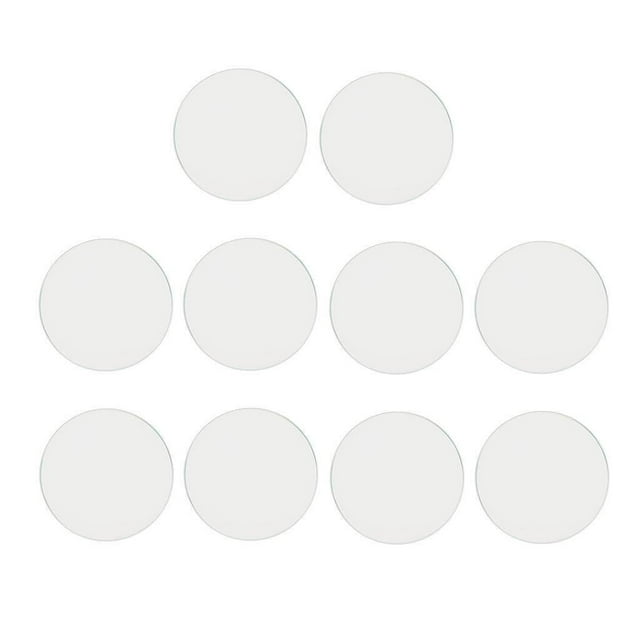 fastboy 10pcs 1mm Thick Clear Flat Mineral Glass Watch Replace Part Watchmaker 16