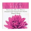 Ecco Bella Natural Blush Refill Infused with Flowercolor - Peach Rose