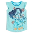 thumbnail image 4 of Disney Moana Toddler Girls T-Shirt and Leggings 4 Piece Outfit Set Toddler to Little Kid, 4 of 5