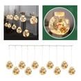 thumbnail image 1 of 10 piezas LED para colgar, luces decorativas navideñas para interiores y exteriores, alimentadas por USB, luz de color blanca cálida para patio, - cálido Muñeco de nieve cálido, 1 of 7