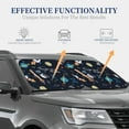 thumbnail image 4 of Naloa Space 2 Piece Foldable Car Sun Shades, Car Windshield Sunshade, Front Window Sunshade for Car, Truck, SUV - Medium, 4 of 7