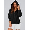 thumbnail image 4 of Sudadera con Capucha con Cierre PRETTYGARDEN Otoño 2025 Negra Talla M, 4 of 6