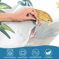 thumbnail image 5 of Yayeee Kitchen Curtains Tier Set of 2 Light Filtering 57"x24" Over Sink Window Panels, Pineapple, 5 of 7