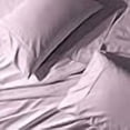 thumbnail image 3 of Royal Tradition Solid 300-Thread-Count, 100-Percent Cotton Percale Queen Bed Sheets Set, Lilac, 3 of 4