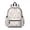Seahorse and Star White Pattern, variant on Unicorn and Flower Blue Pattern Cute School Backpack with Padded Back and Adjustable Shoulder Straps 13.4"x11"x4.7"